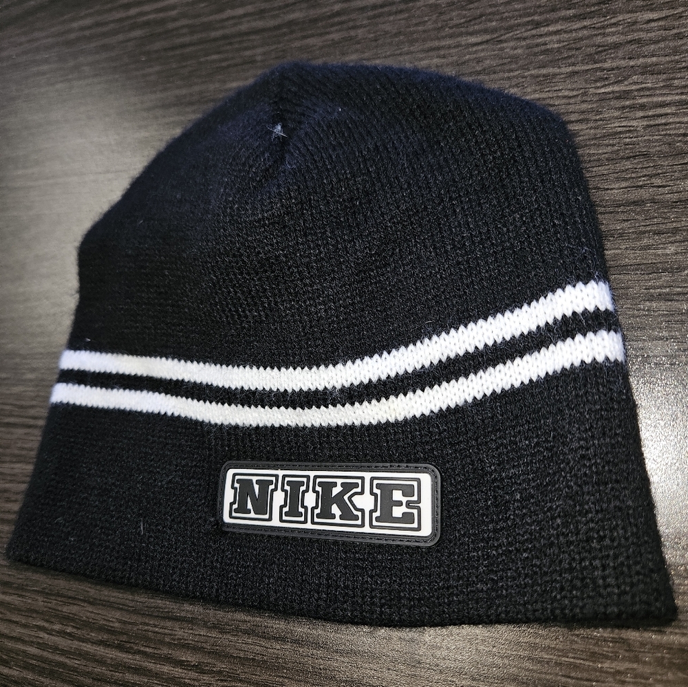 Nike Black and White Beanie